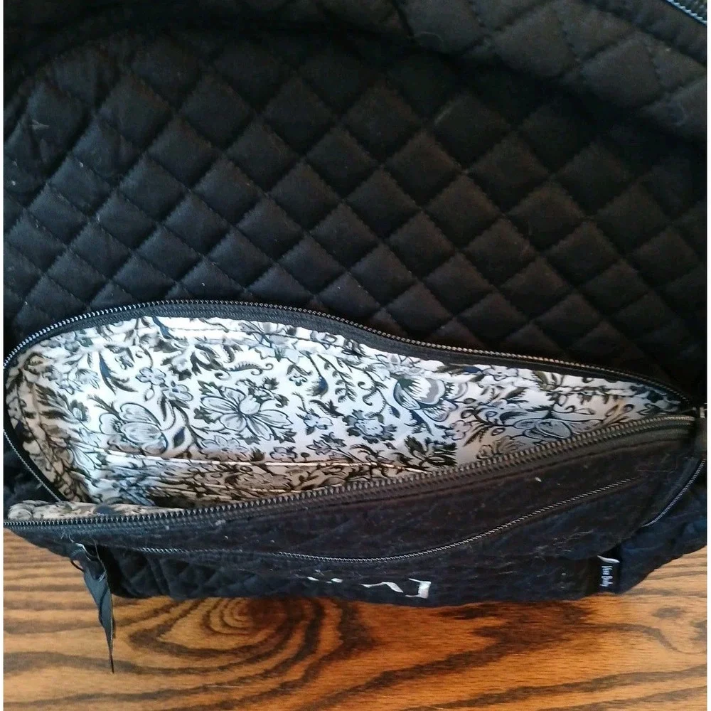 Vera Bradley Campus Backpack‎ Monogram M Black